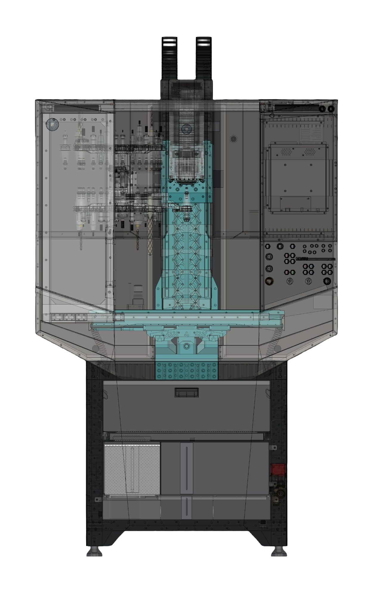 Samurai 220H — Front view wireframe